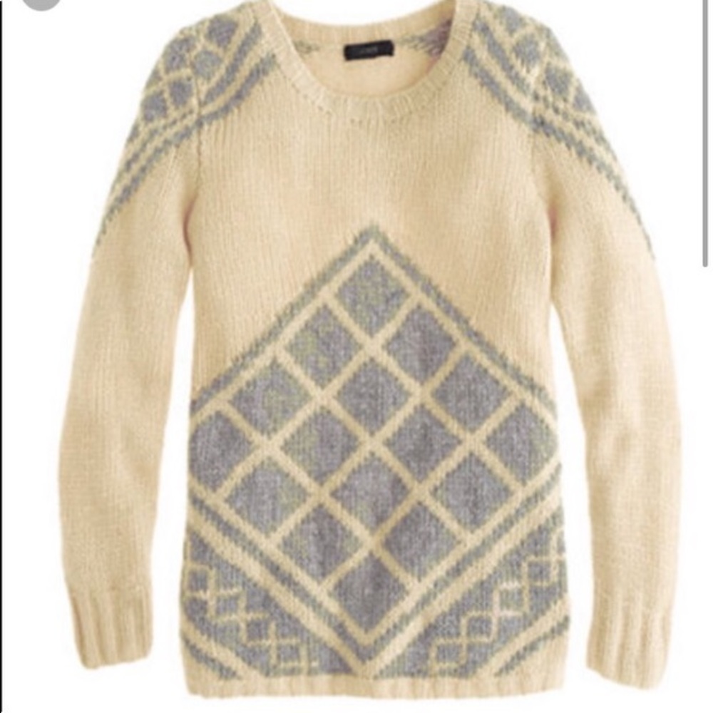 Nwt J.crew hand knit sweater